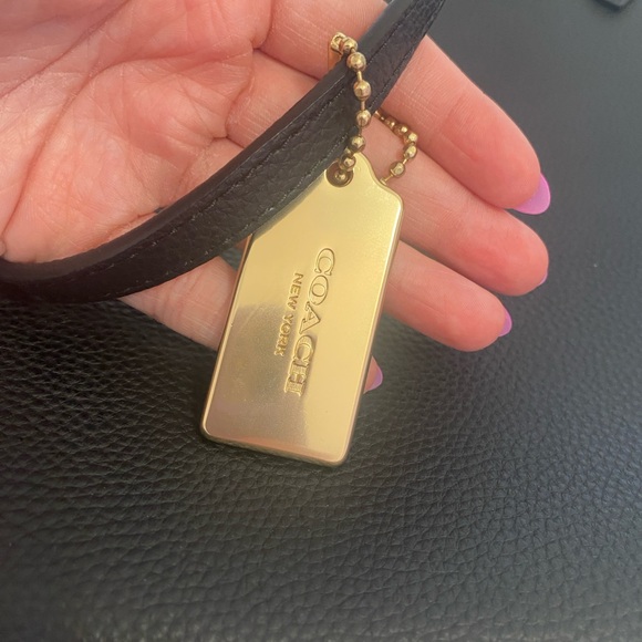 Coach Black Pebbled Leather Tote Bag #2 - Picture 9 of 9